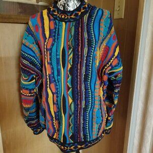 Vintage Wool Coogi Pullover Art-to-Wear Sweater